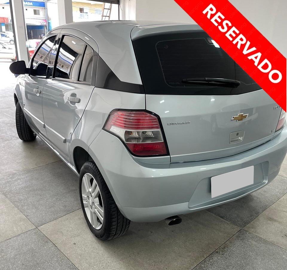 Chevrolet Agile ltz 1.4 prata 8v flex 4p manual 2010
